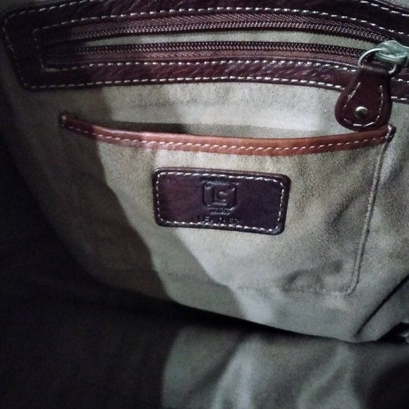 LC Leather Bucket Tote - Picture 10 of 13